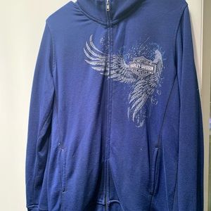 Harley Davidson zip up sweatshirt
